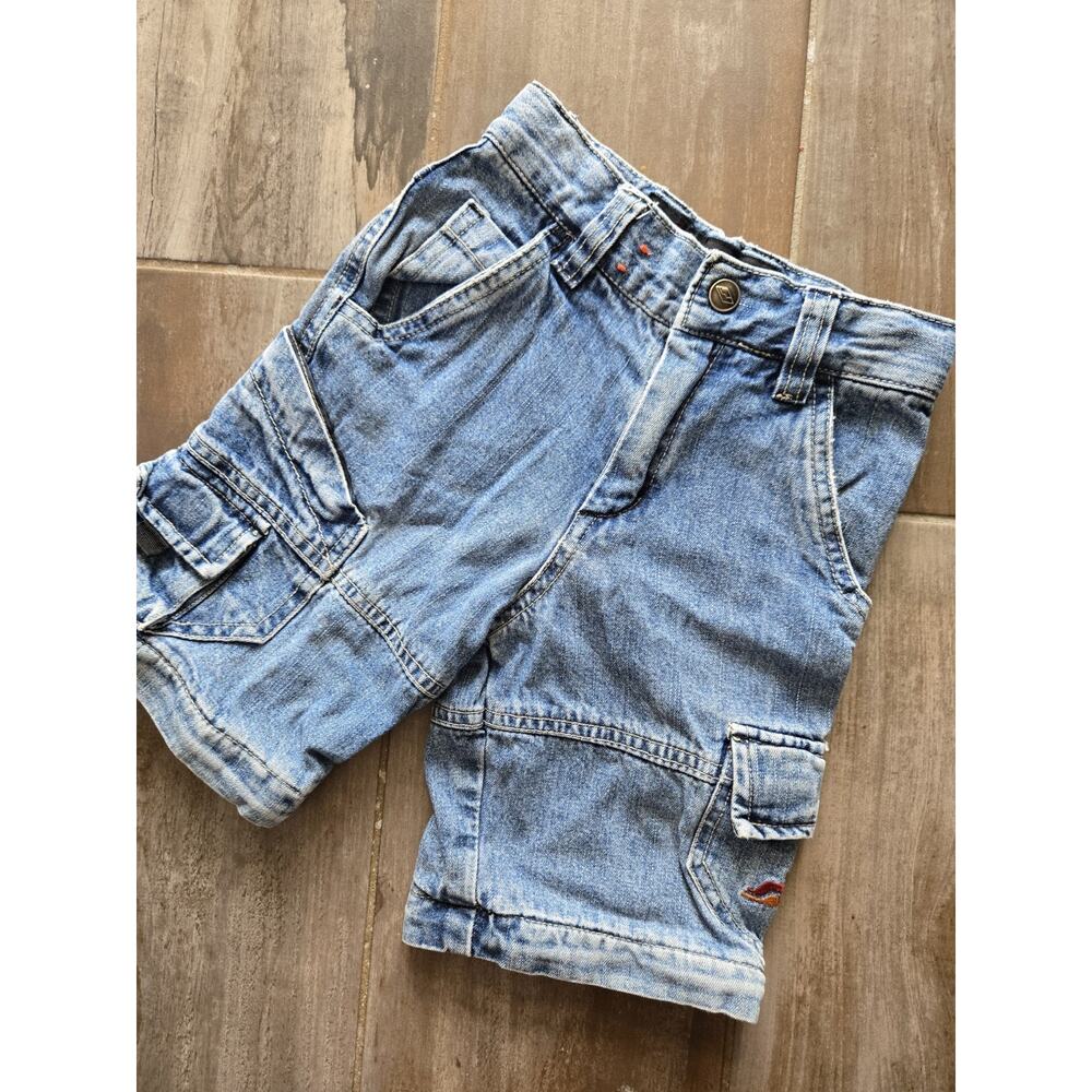 Vintage Toddler 2000s Lee Pipes Skater Denim Shorts Size 4S
